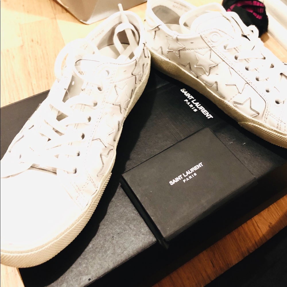 Saint Laurent Court Classic Cali Sneakers - Picture 8 of 11